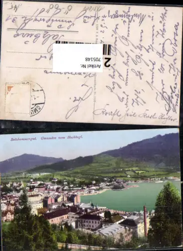 705148 Salzkammergut Gmunden am Traunsee Hochkogl pub Brandt 1099