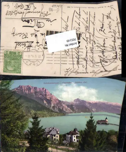 705149 Salzkammergut Gmunden am Traunsee Schloss Ort Orth pub Brandt 968