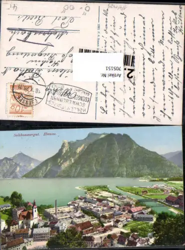 705151 Salzkammergut Ebensee am Traunsee pub Brandt 302