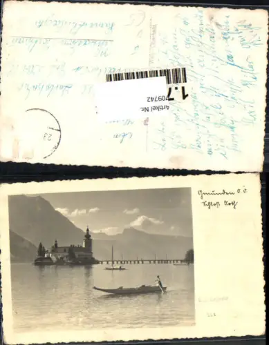 709742 Gmunden am Traunsee Schloss Orth Ort Boot pub Willi Jungmeier 227