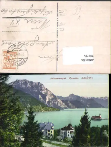 709745 Gmunden am Traunsee Schloss Ort Orth pub Brandt 968