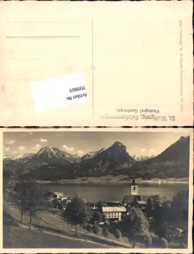 709869 tolle Foto-AK Sepp Gastberger St. Wolfgang am Wolfgangsee