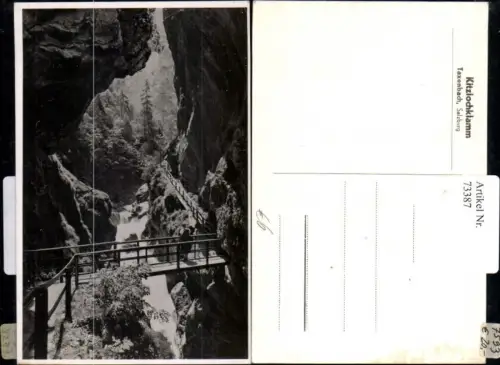 73387,Kitzlochklamm Taxenbach Wasserfall