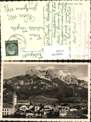 115181,Saalfelden a. Stein. Meer Totale 1940