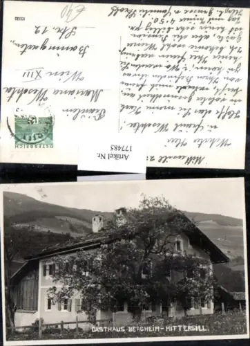 177485,Gasthaus Bergheim b. Mittersill seltene AK
