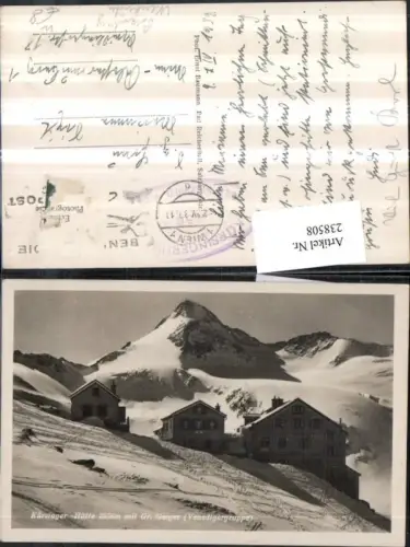 238508,Kürsinger-Hütte Berghütte m. Gr. Geiger b. Bramberg Neukirchen