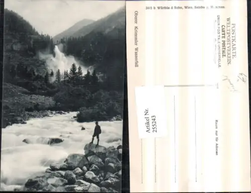 255243,Oberer Krimmler Wasserfall b. Krimml