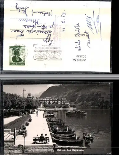 303520,Zell am See Esplanade Anlegeplatz Ruderboot Boote Boot