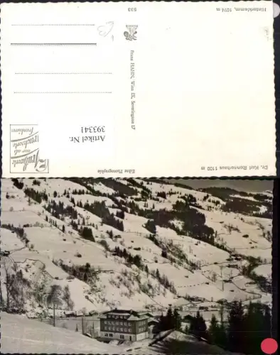 393341,Dr. Karl Rennerhaus Berghütte b. Hinterglemm Winterbild