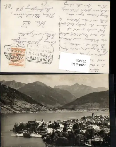 393466,Zell am See Totale geg. Tauern Bergkulisse