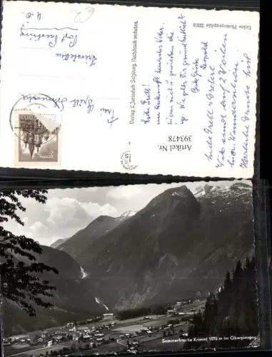 393478,Krimml im Oberpinzgau Totale Bergkulisse