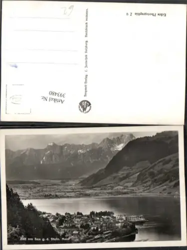 393480,Zell am See Totale geg. Steinernes Meer Bergkulisse