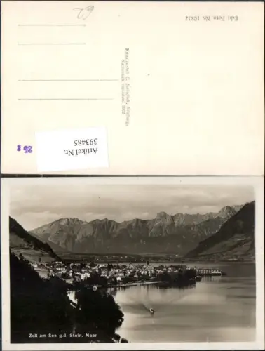 393485,Zell am See Totale geg. Steinernes Meer Bergkulisse