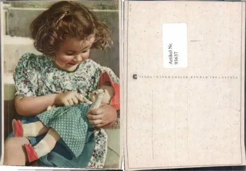 93637,Süsses Mädchen Puppe DOLL m. Locken