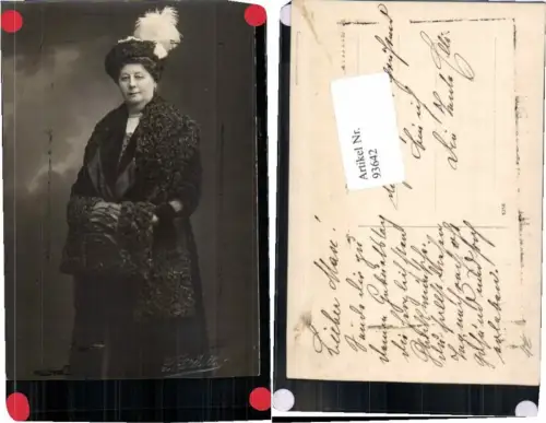 93642,Ältere Frau Hut Pelmode Mode Fashion