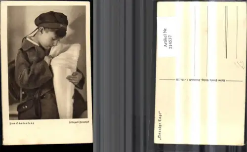 214537,Kind Bub z. Schulanfang Schultüte Hildgard Frensdorf pub Walter Flechsig