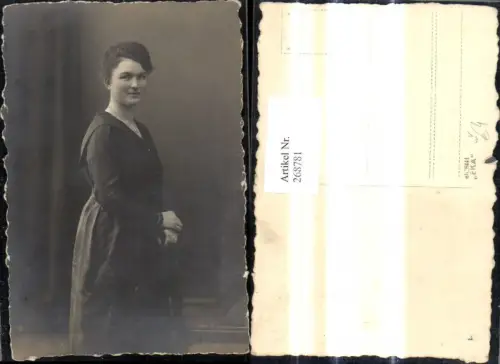 268781,Foto Ak Frau Portrait pub F. Quidde Detmold