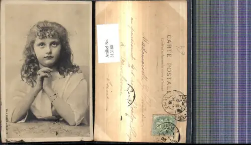 313188,Kind Mädchen Betende Hände Blick n. Oben Religion