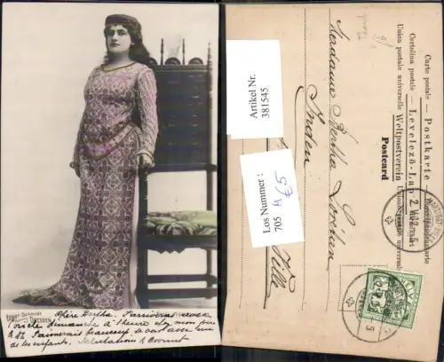 381545,Frau Mode Biedermeier Thonet Stuhl Sessel pub Edgar Schmidt Dresden