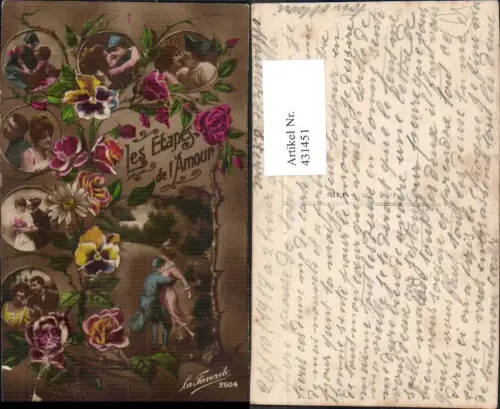 431451,Paar Liebe Soldaten Frau Les Etapes de l Amour Blumen