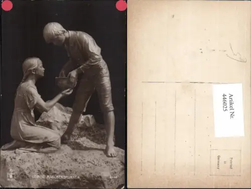 446025,Kinder Leipzig Märchenbrunnen Statue