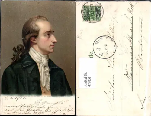 479251,Künstler Ak G. D. May Mann Portrait