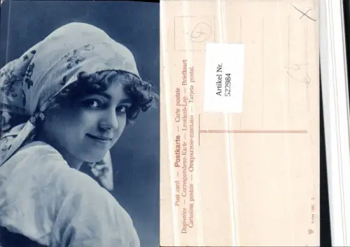 522984,Foto-AK Frau in holländischer Tracht Haube Holland Dr. Trenkler 1287-2