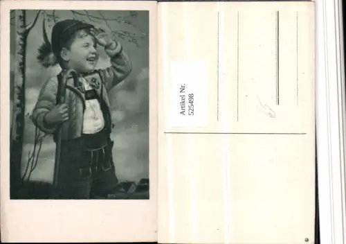 525498,Kind Junge in Tracht Hut Stock Gehstock Lederhose Knickerbocker