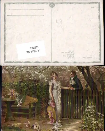 531841,ünstler AK H. Koch Frau Liebe Paar