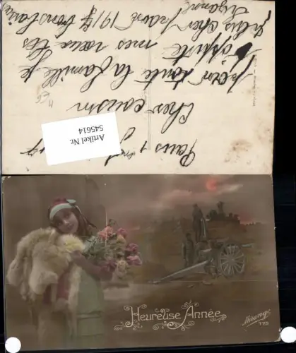 545614,Foto-AK Kinder Kind Kanone Armee Patriotik Soldaten