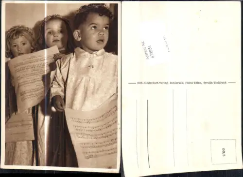 678951 Kinder Singen Chor Notenblatt SOS Kinderdorf