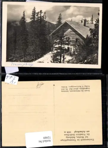 72989,Eisriesenwlt im Tennengebirge Werfen Dr. Friedrich Oedl Haus am Achselkopf