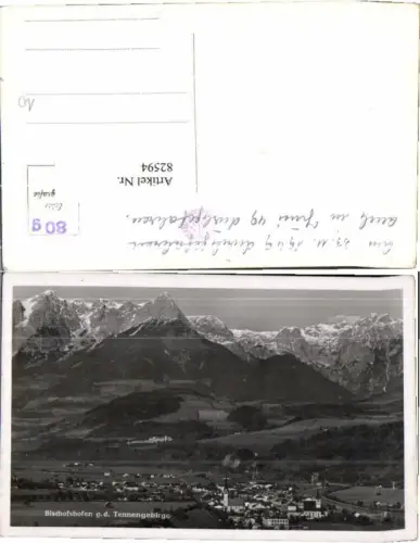 82594,Bischofshofen g. Tennengebirge 1949