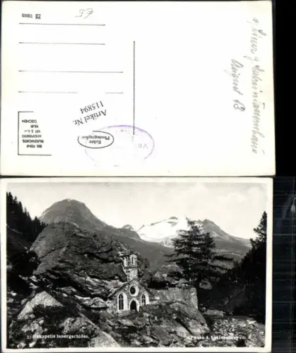 115894,Steinkapelle Innergschlöss bei matrei