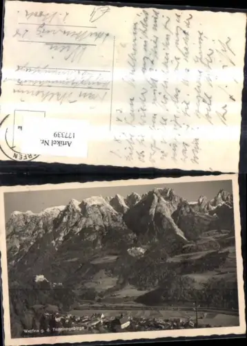 177339,Werfen g. d. Tennengebirge Foto Ak