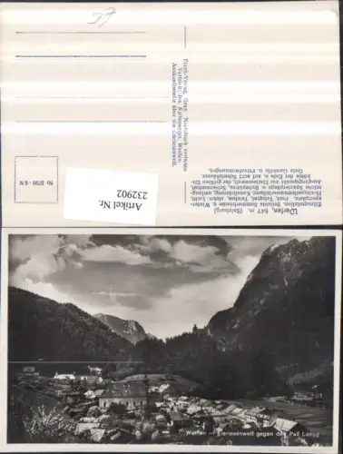 232902,Werfen Totale Eisriesenwelt geg. Den Pass Luegg