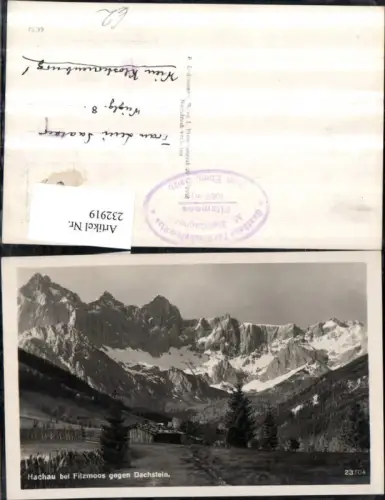 232919,Hachau b. Filzmoos geg. Dachstein Bergkulisse