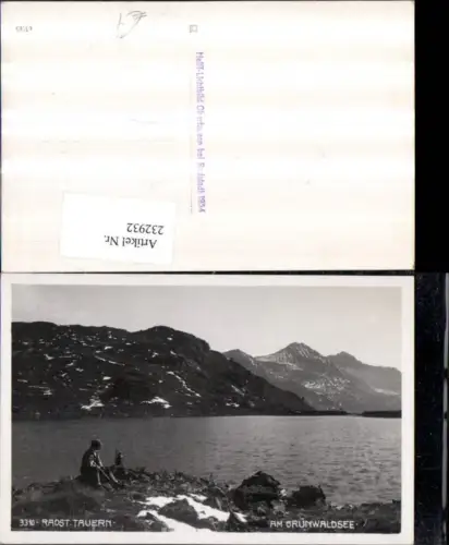 232932,Radstädter Tauern am Grünwaldsee See Partie