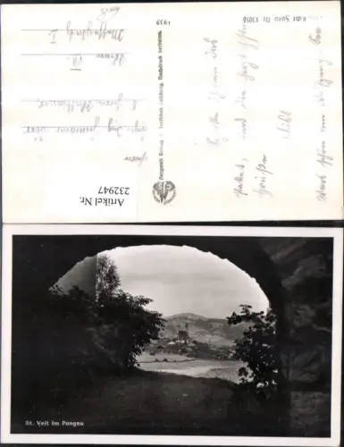 232947,Durchblick auf St. Veit im Pongau Teilansicht Partie