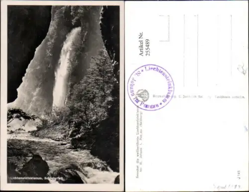 255489,Liechtensteinklamm Klamm Partie Schleierfall Wasserfall b. St. Johann im Pongau