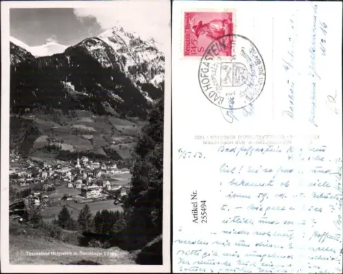 255494,Bad Hofgastein Totale m. Rauchkogel