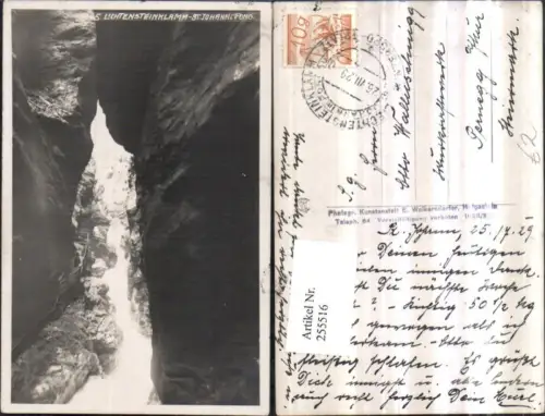 255516,Liechtensteinklamm Klamm Partie b. St. Johann im Pongau