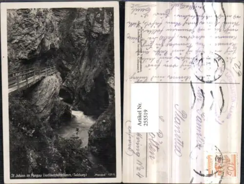 255519,St. Johann im Pongau Liechtensteinklamm Klamm Partie
