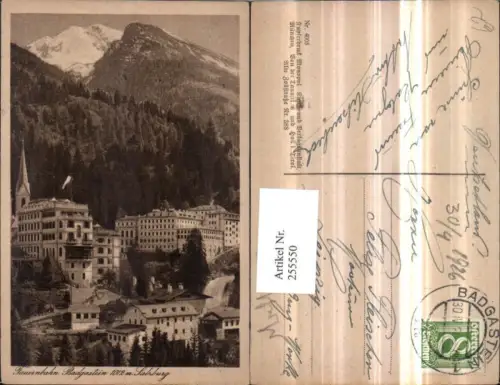 255550,Badgastien Bad Gastein Teilansicht Bergkulisse