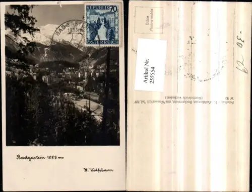 255554,Badgastein Bad Gastein Totale Bergkulisse