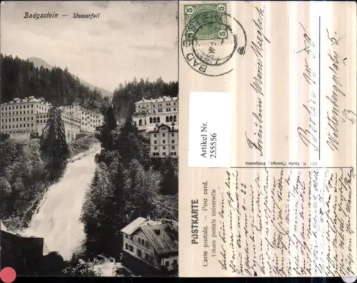 255556,Badgastein Bad Gastein Wasserfall pub F. Fuchs 429