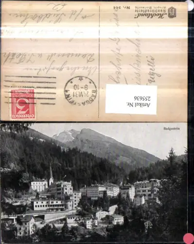 255636,Badgastein Bad Gastein Teilansicht