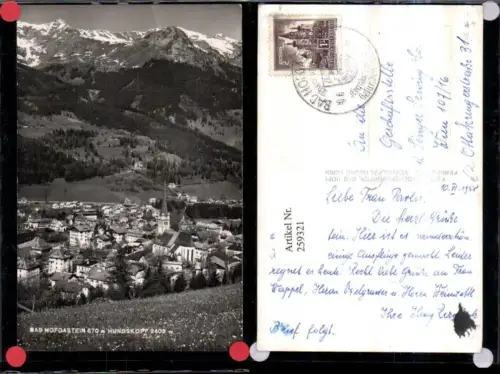 259321,Bad Hofgastein Totale m. Hundskopf Bergkulisse