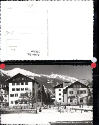 259360,Bad Hofgastein Kurhaus Hötzendorf Bergkulisse Winterbild