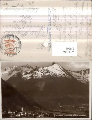 259366,Bad Hofgastein Totale Bergkulisse